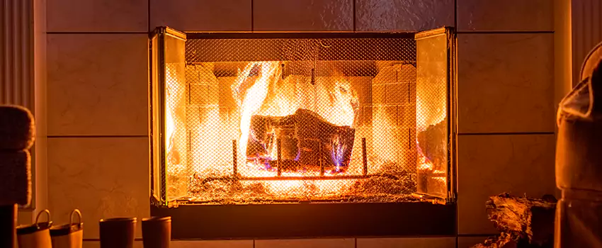 Mendota Hearth Landscape Fireplace Installation in Dumont, New Jersey
