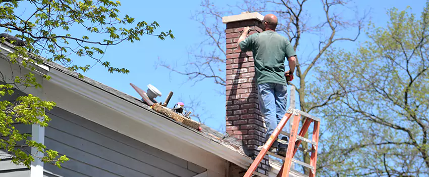 Vinyl and PVC Chimney Flashing Installation in Dumont, NJ