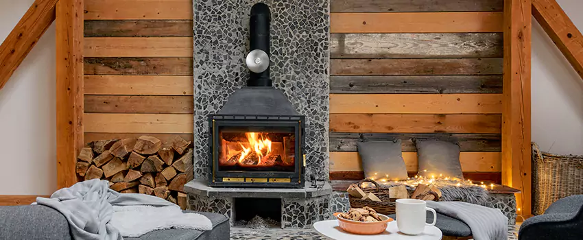Thelin Hearth Products Direct Vent Gas Stove Fireplace Inspection in Dumont, New Jersey